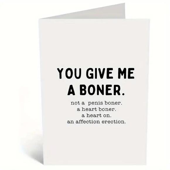 Valentine's Day or Anniversary Funny Card - 5" x 7" - Picture 1 of 7